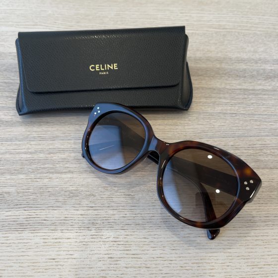 Celine 53MM Round Sunglasses Havana