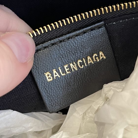 Balenciaga Coated Canvas BB Monogram Medium Camera Bag Beige Brown
