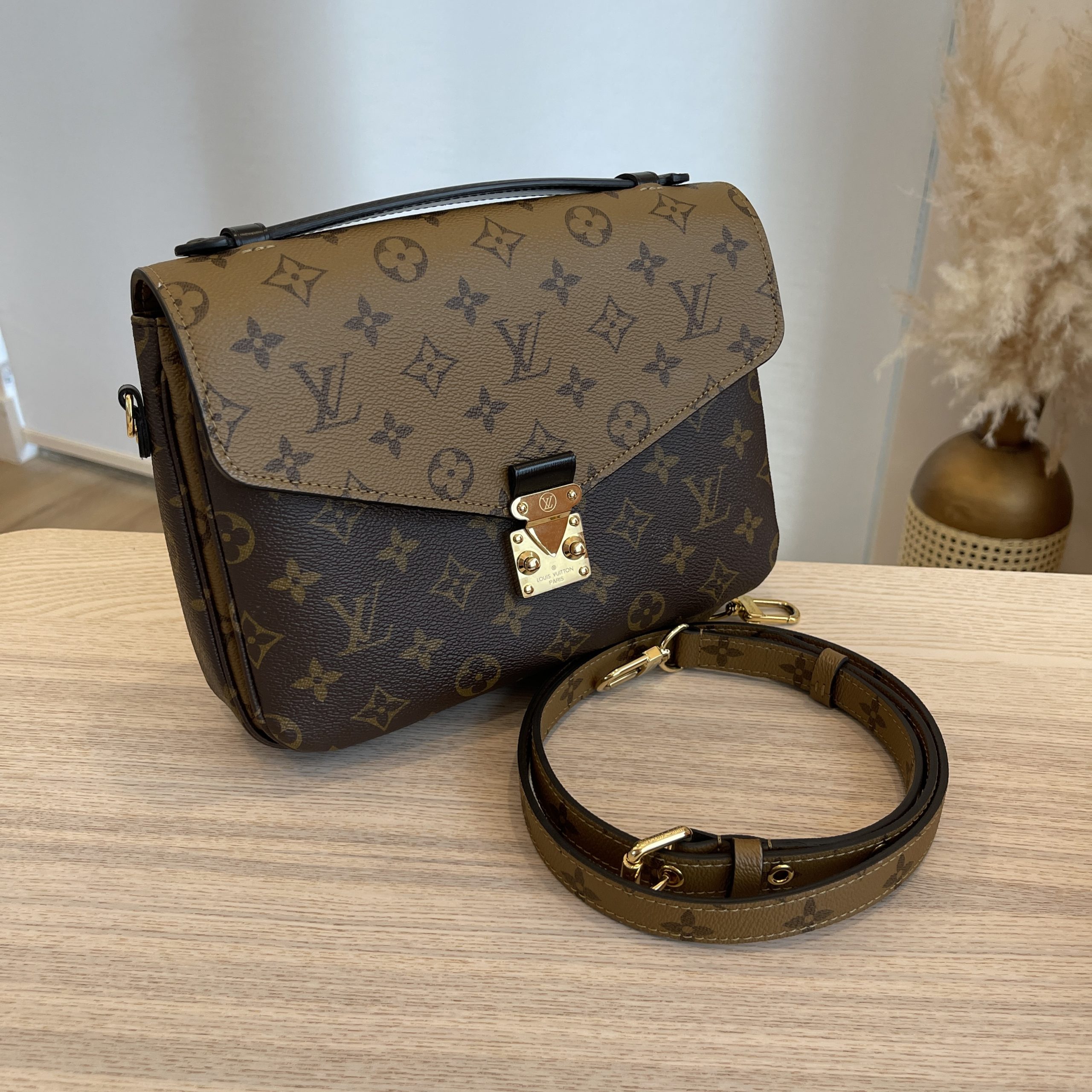 Louis Vuitton Reverse Monogram Pochette Metis