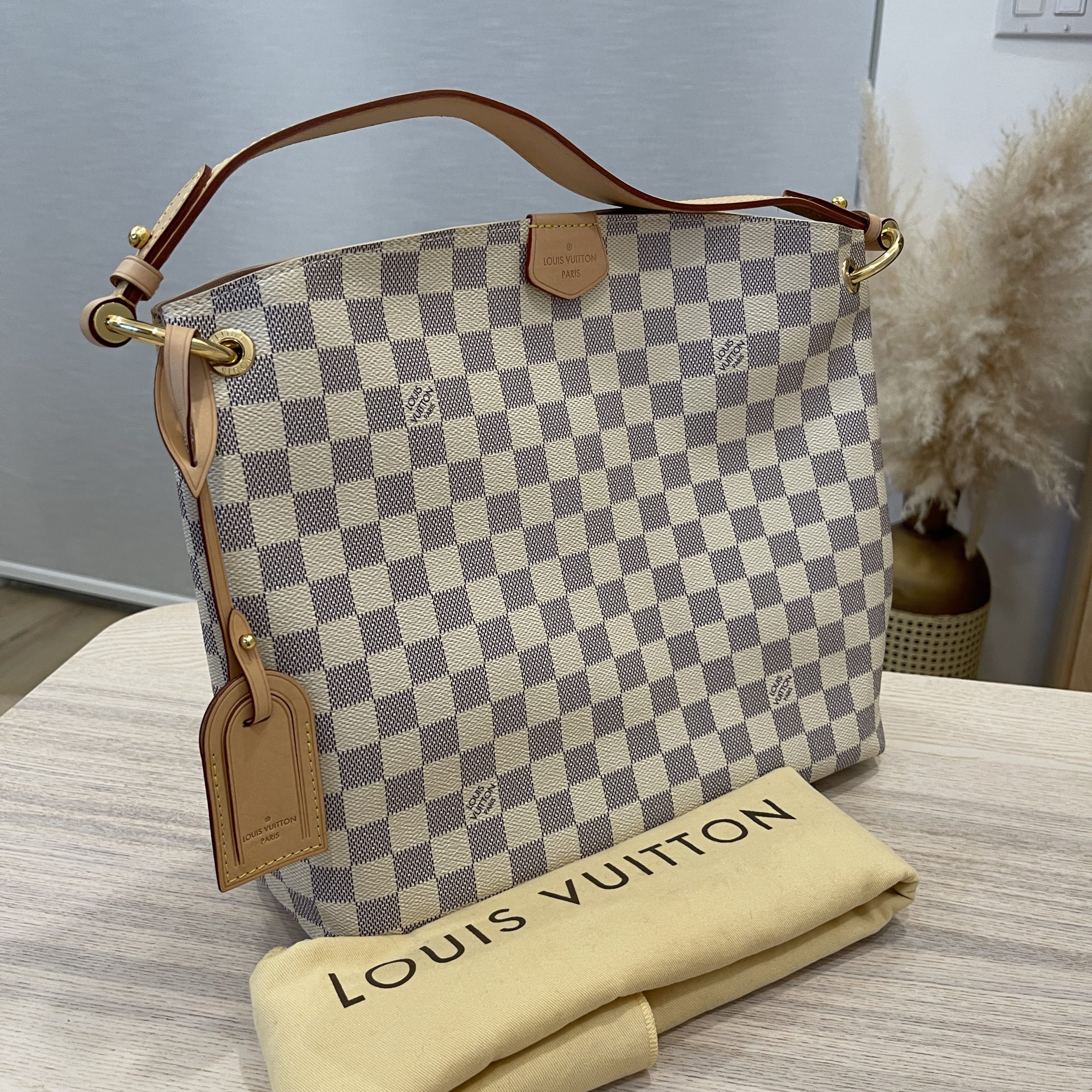 louis vuitton graceful damier azur