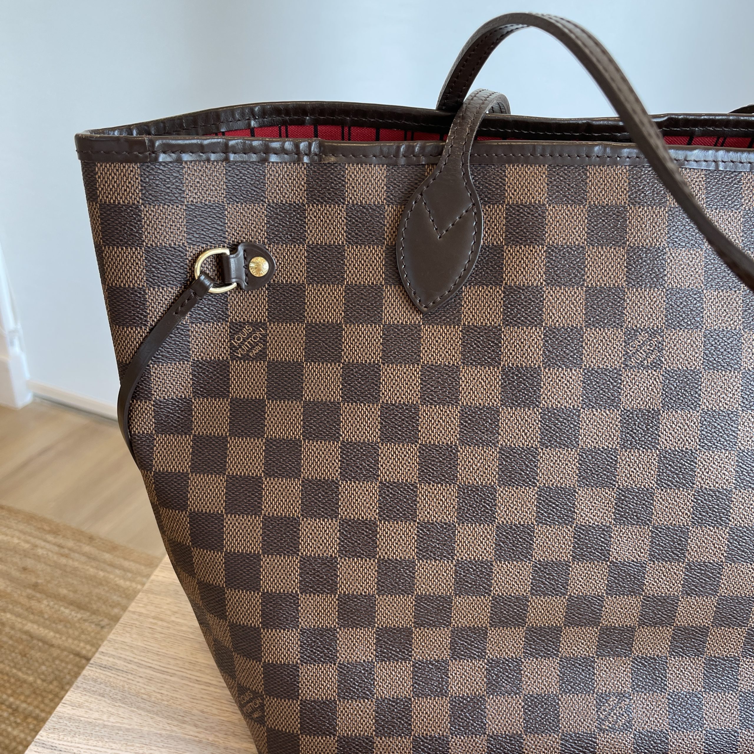 AUTHENTIC Louis Vuitton Neverfull Damier Ebene MM - NEW!!! (WBA286