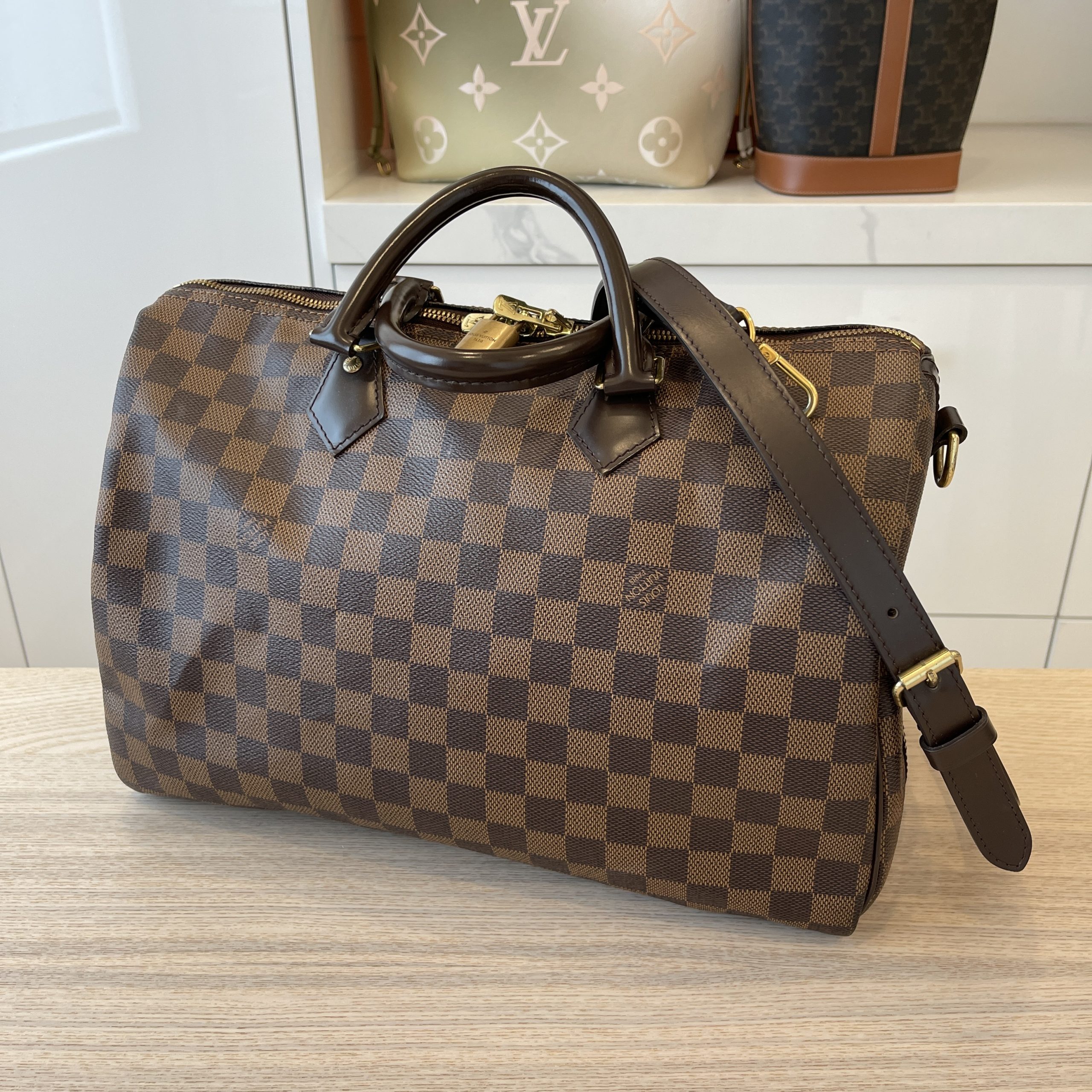 Speedy 35 Damier Ebene - Women - Handbags