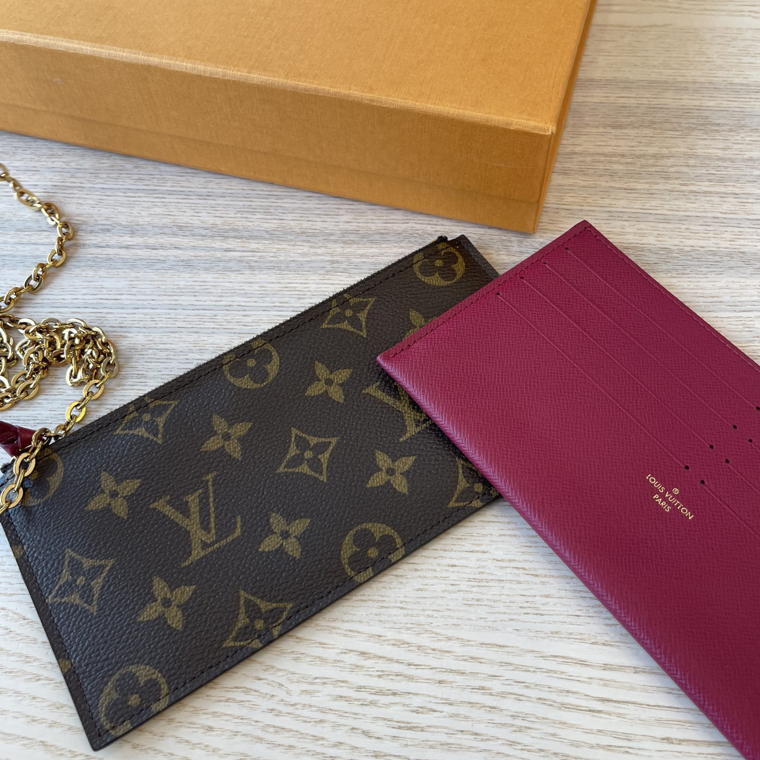 used LV Credit Card Insert from Felicie Pochette