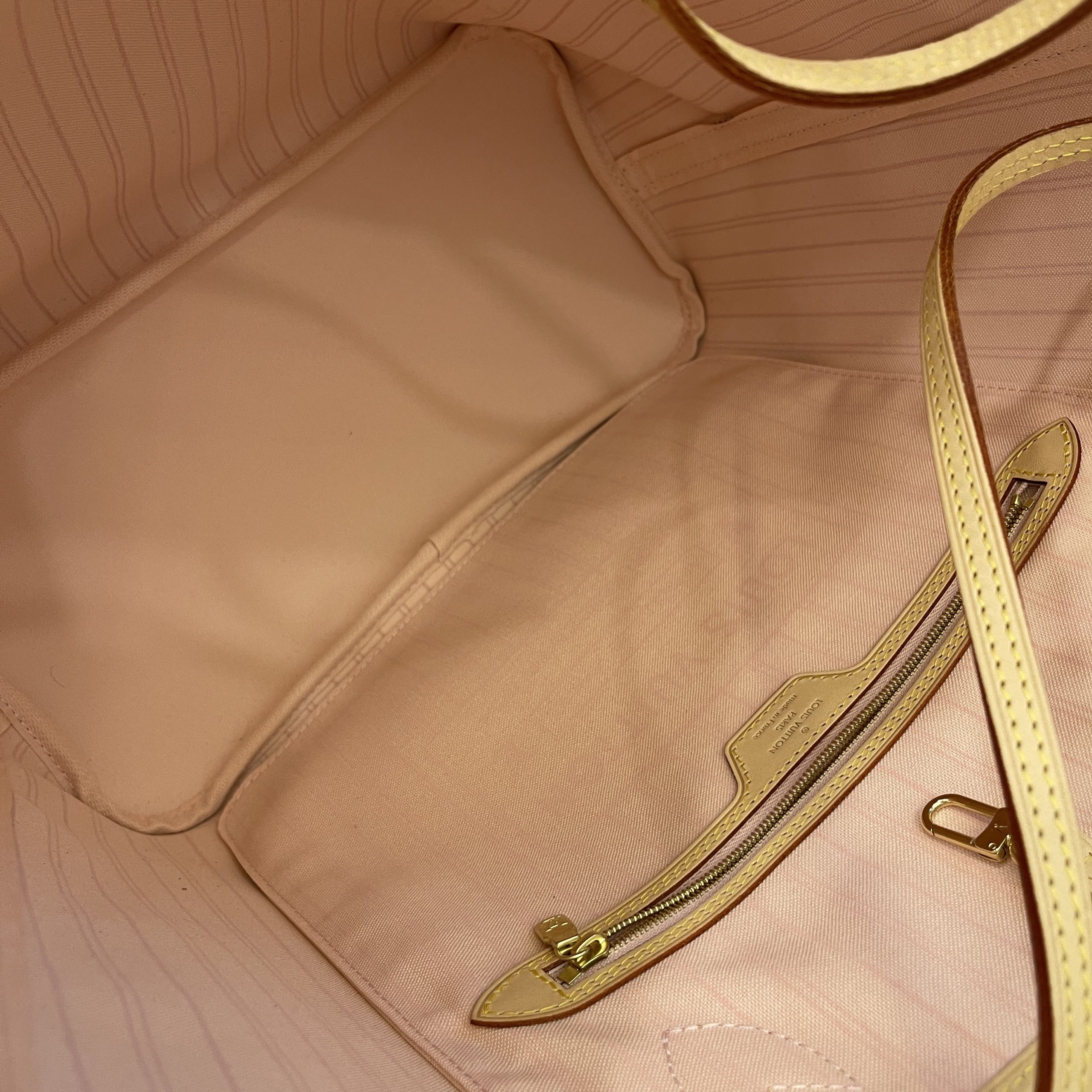 Neverfull damier azur rose ballerine clearance
