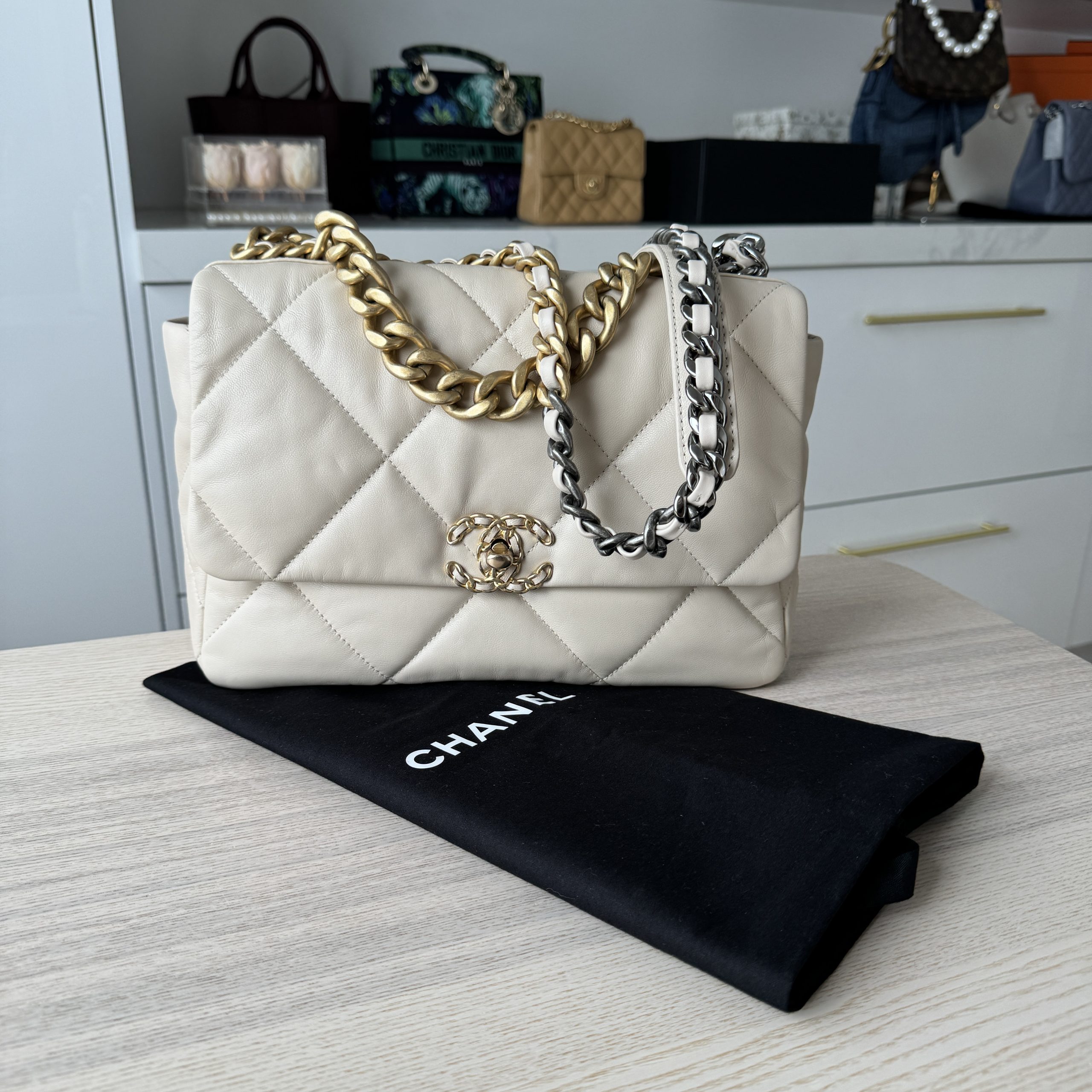 Chanel Large 19 Flap Bag