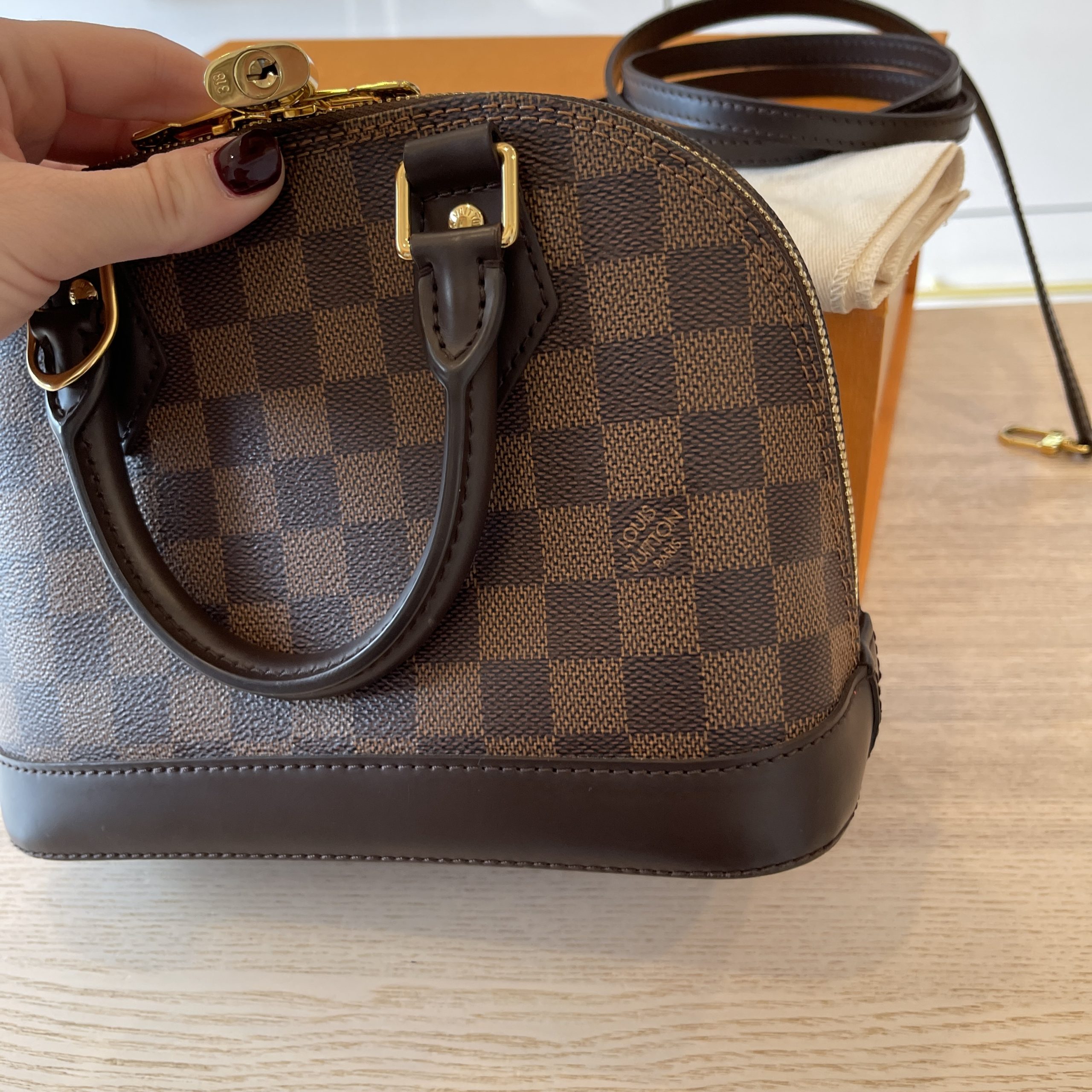 Louis Vuitton Damier Ebene Alma BB