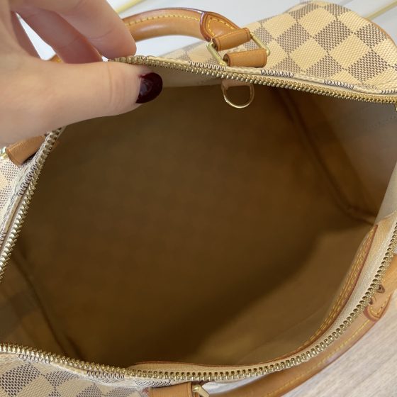 Louis Vuitton speedy bandouliere 30 damier azur 