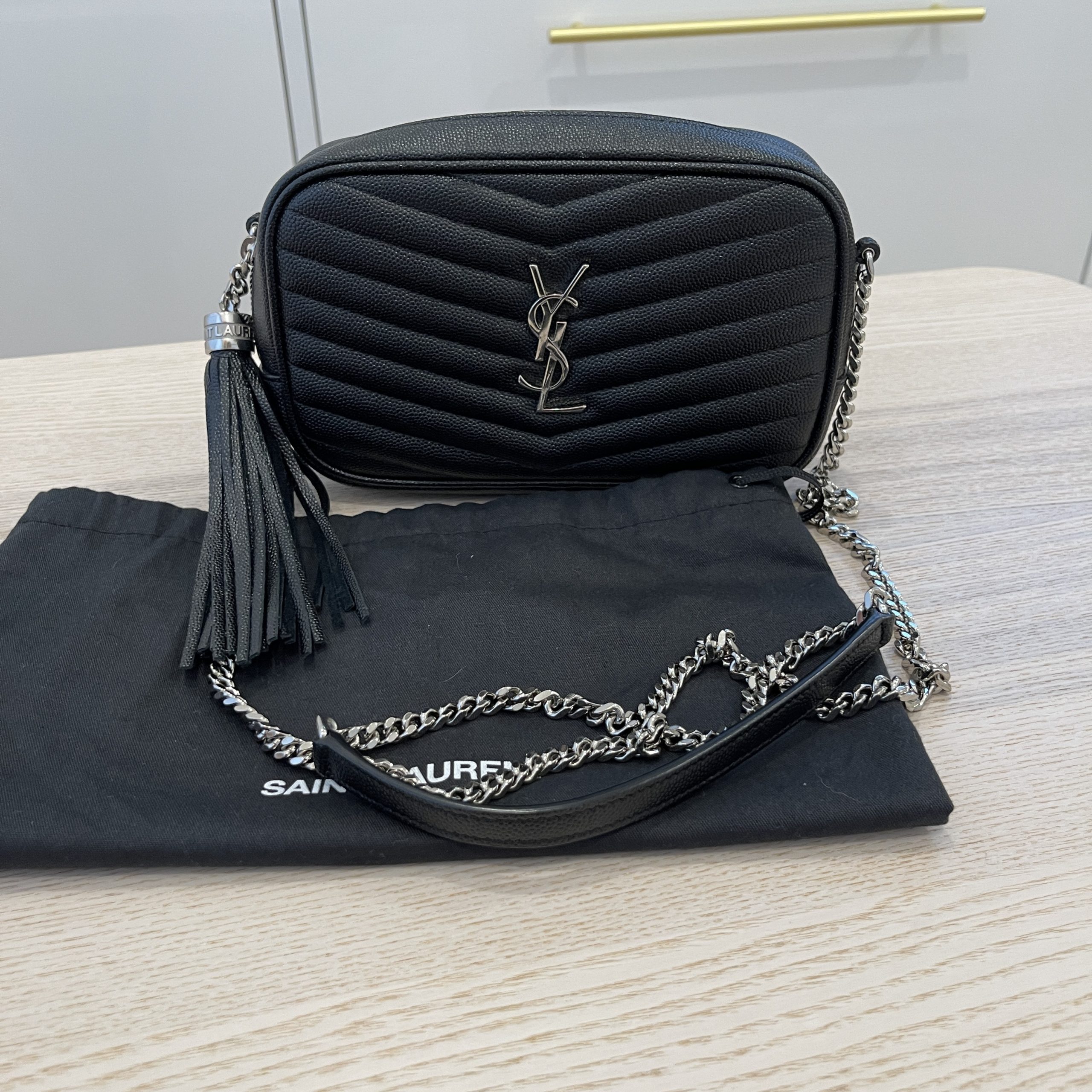 Mini lou 2025 camera bag black