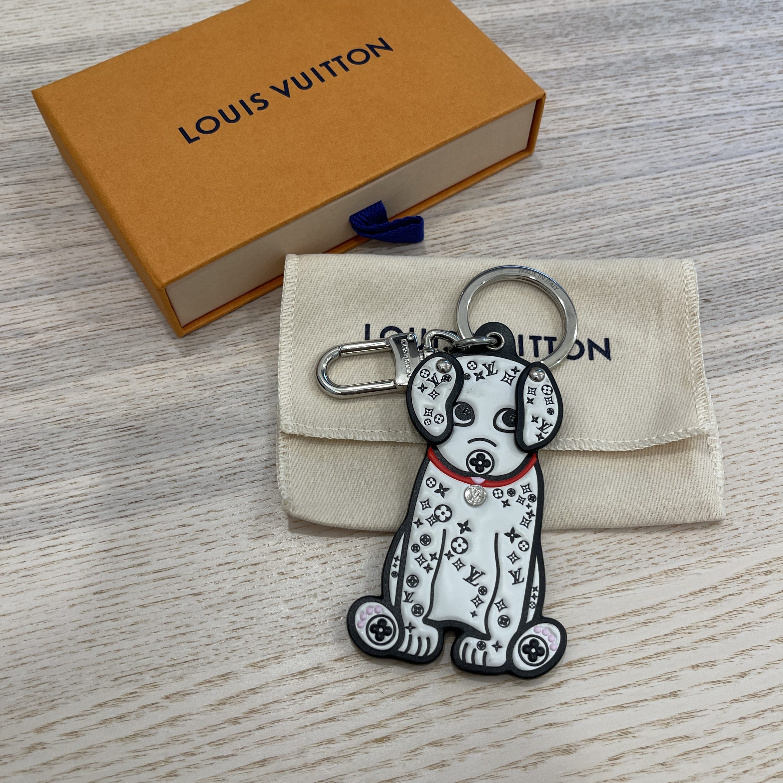 Louis Vuitton LV Dalmata Key Holder And Bag Charm