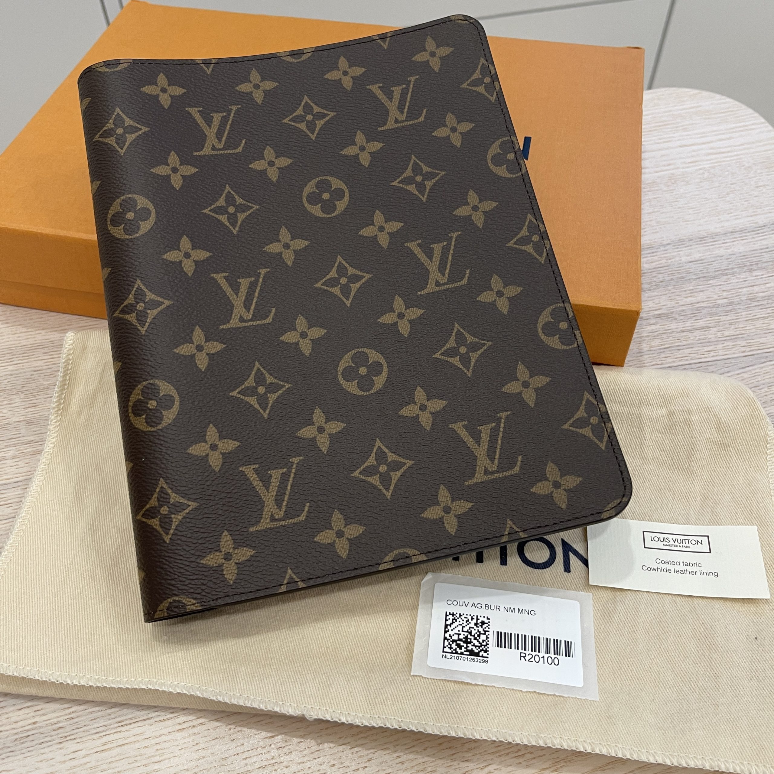 Louis Vuitton Monogram Desk Agenda