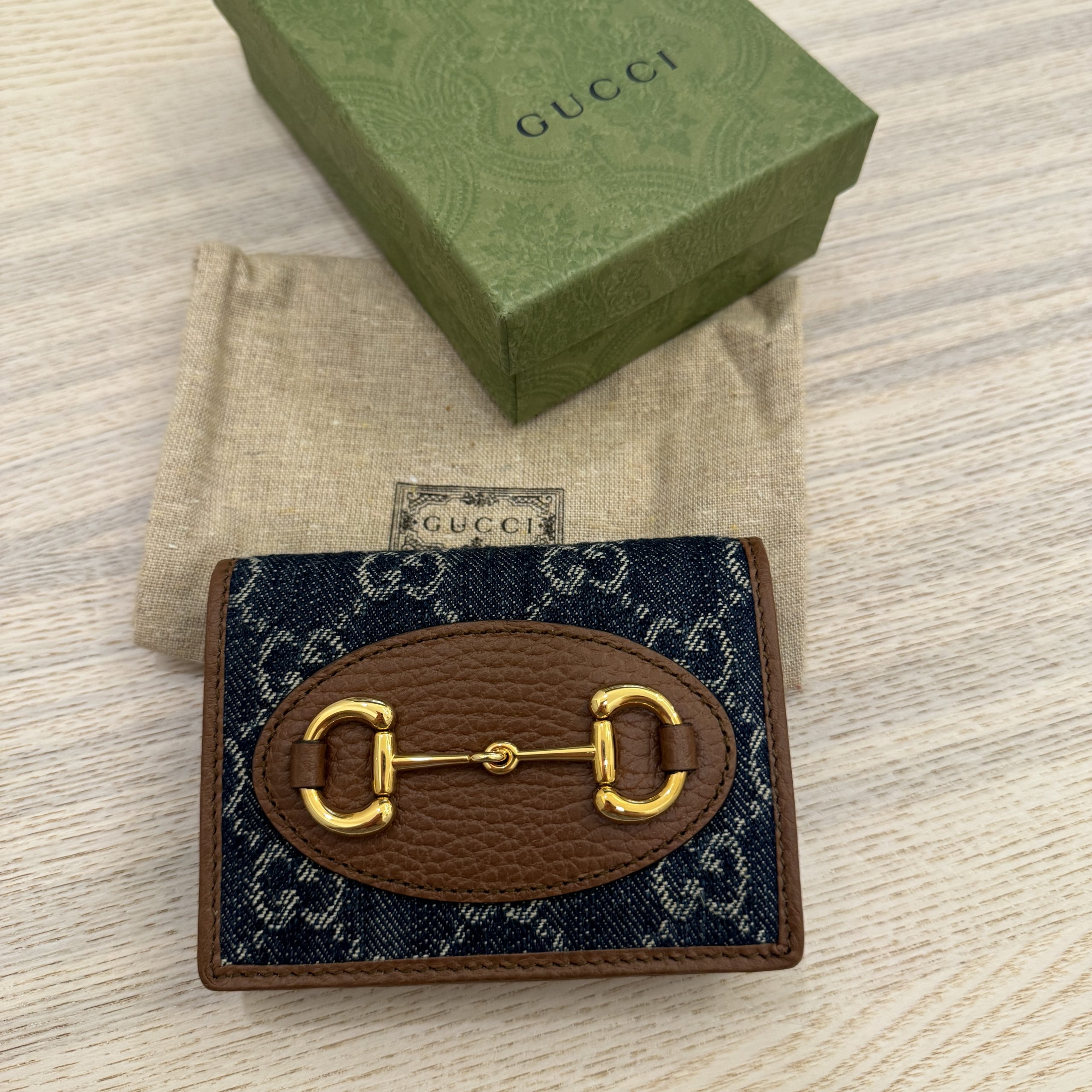 Gucci Horsebit 1955 card case wallet