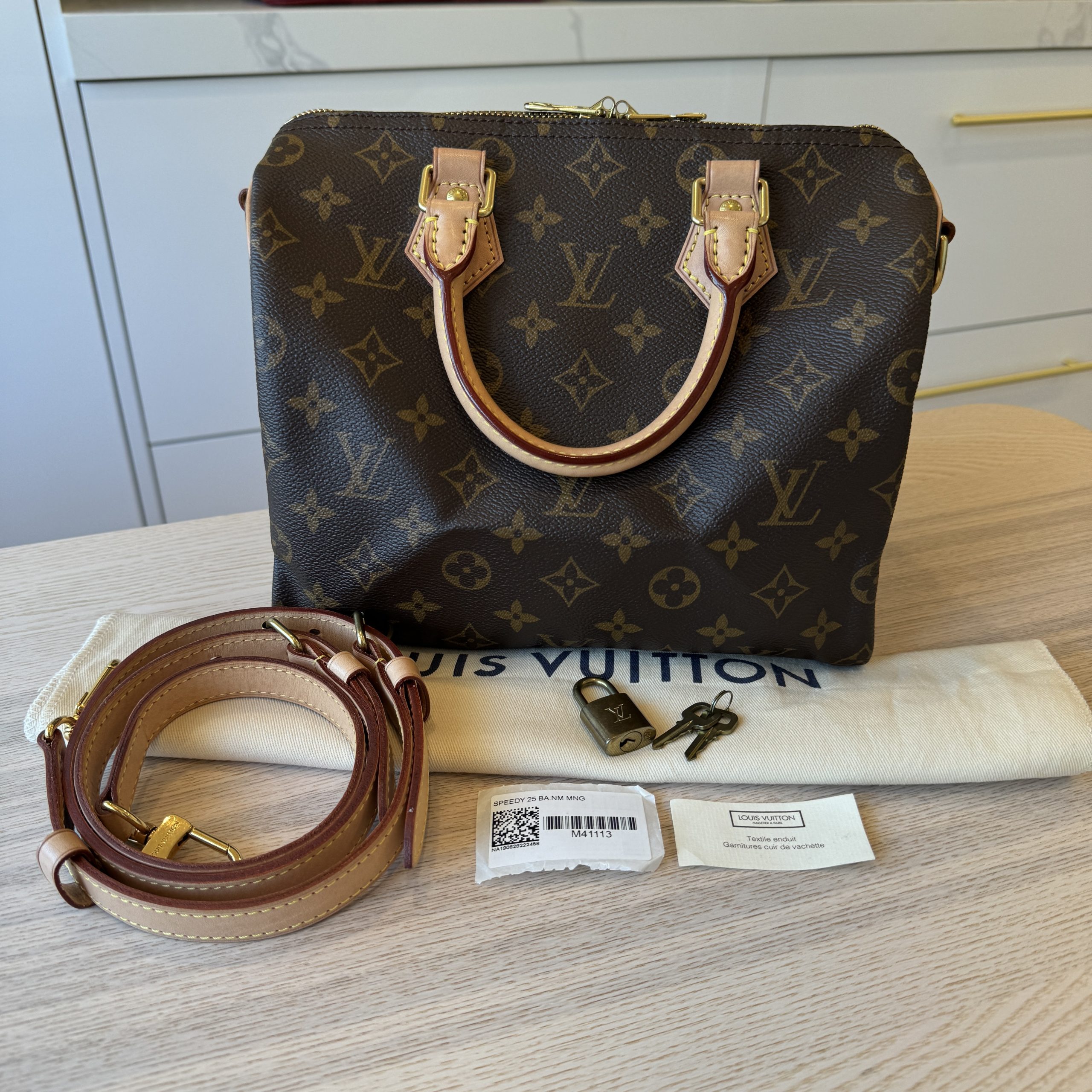 Louis Vuitton Speedy Bandouliere 25 in Monogram Vachette - SOLD