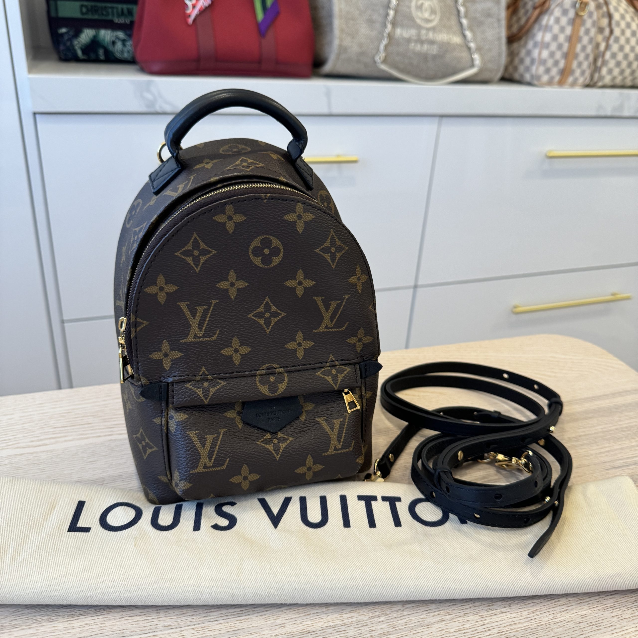 Louis Vuitton Porte Kure Monogram Check Key Ring Key Holder Bag charm