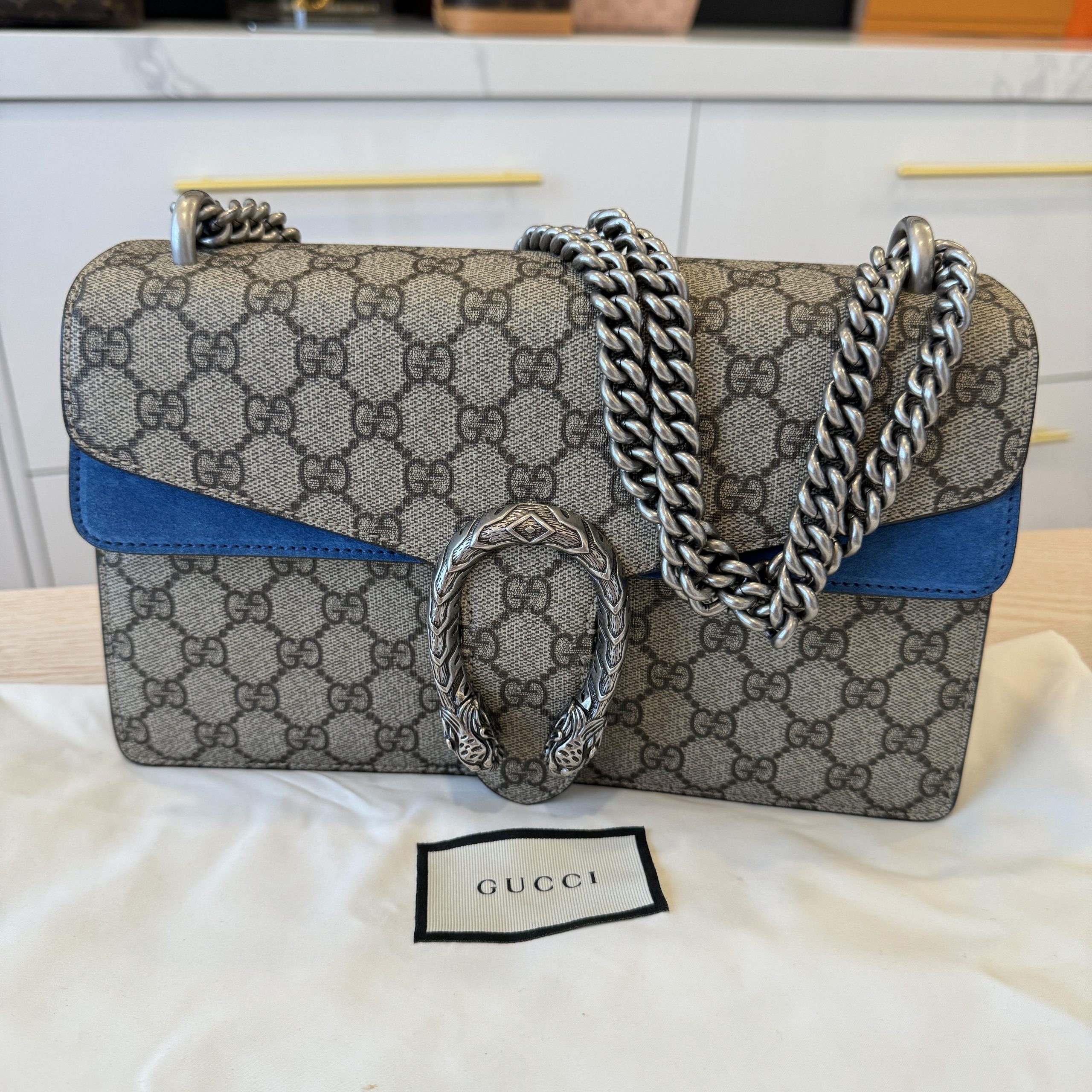 Gucci Vintage Large Diana Pigskin Tote