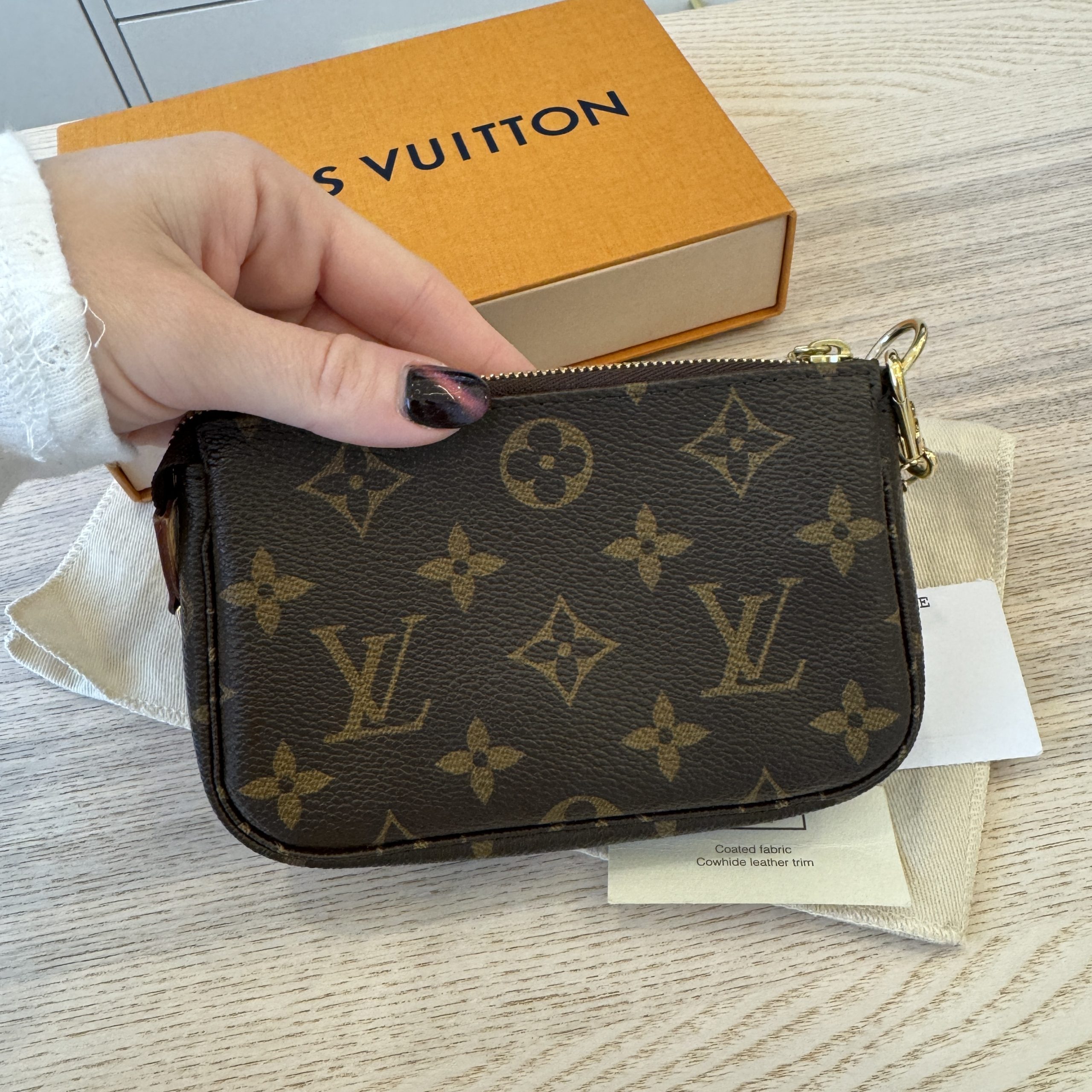 Louis Vuitton Porte Kure Monogram Check Key Ring Key Holder Bag charm