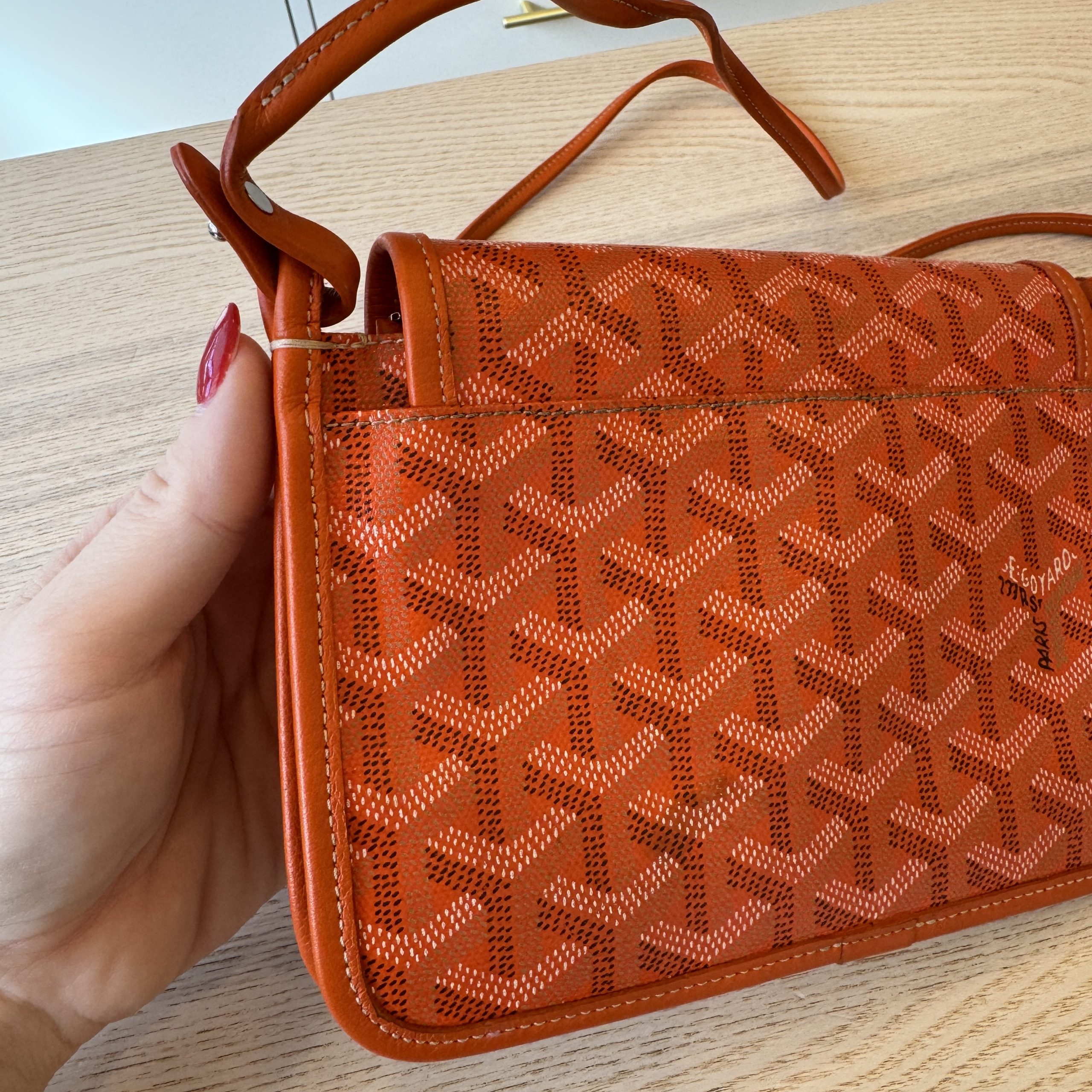 Goyard Plumet Pouch Orange
