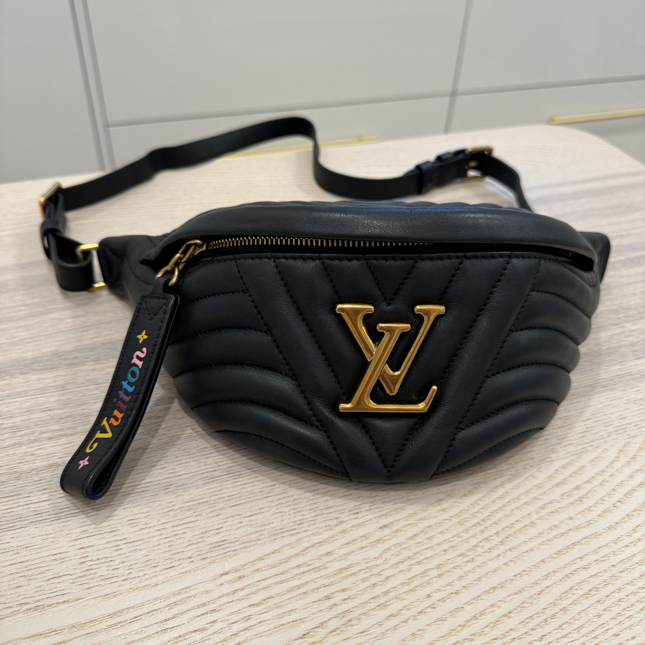 Louis Vuitton Monogram New Wave Bumbag Black