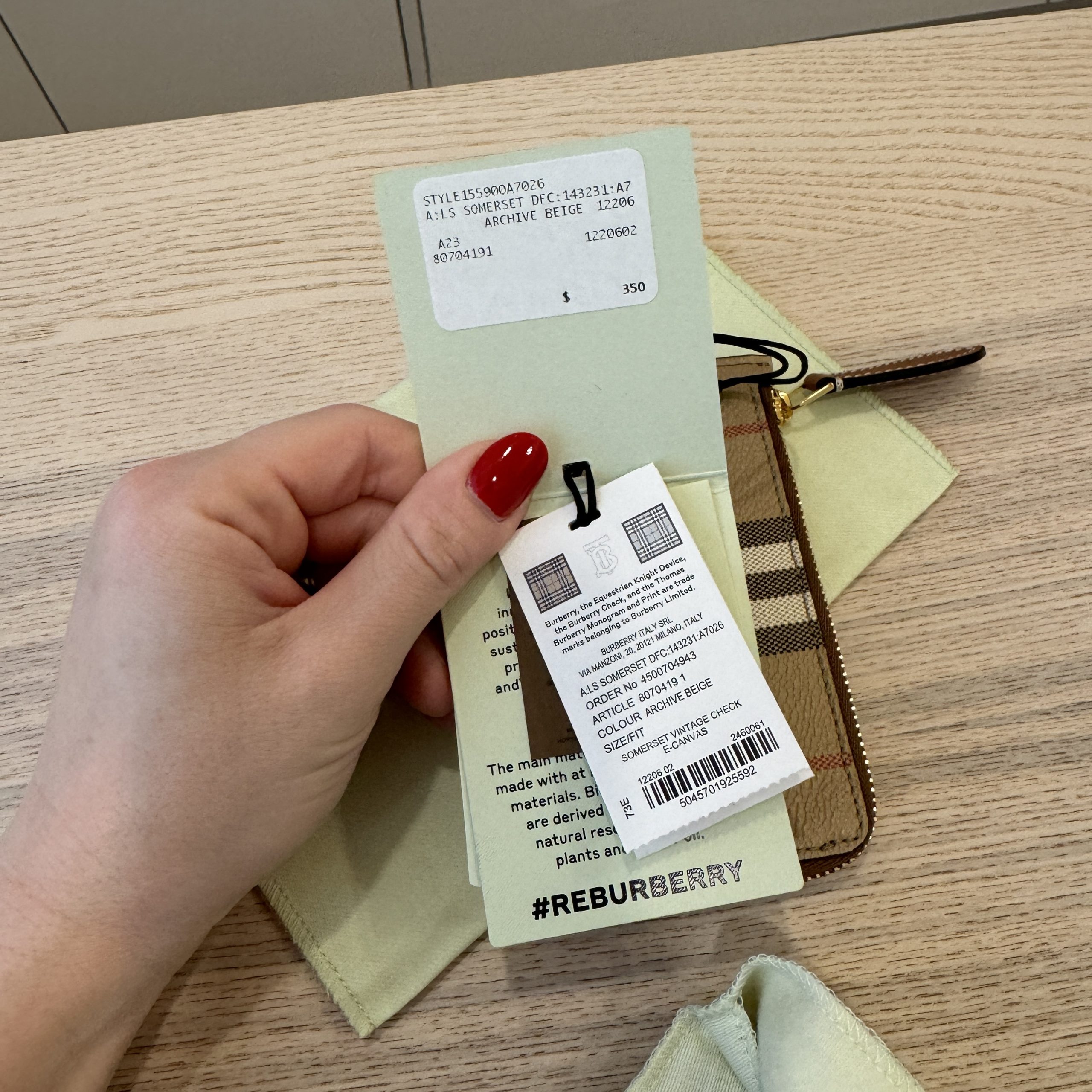 Burberry somerset deals