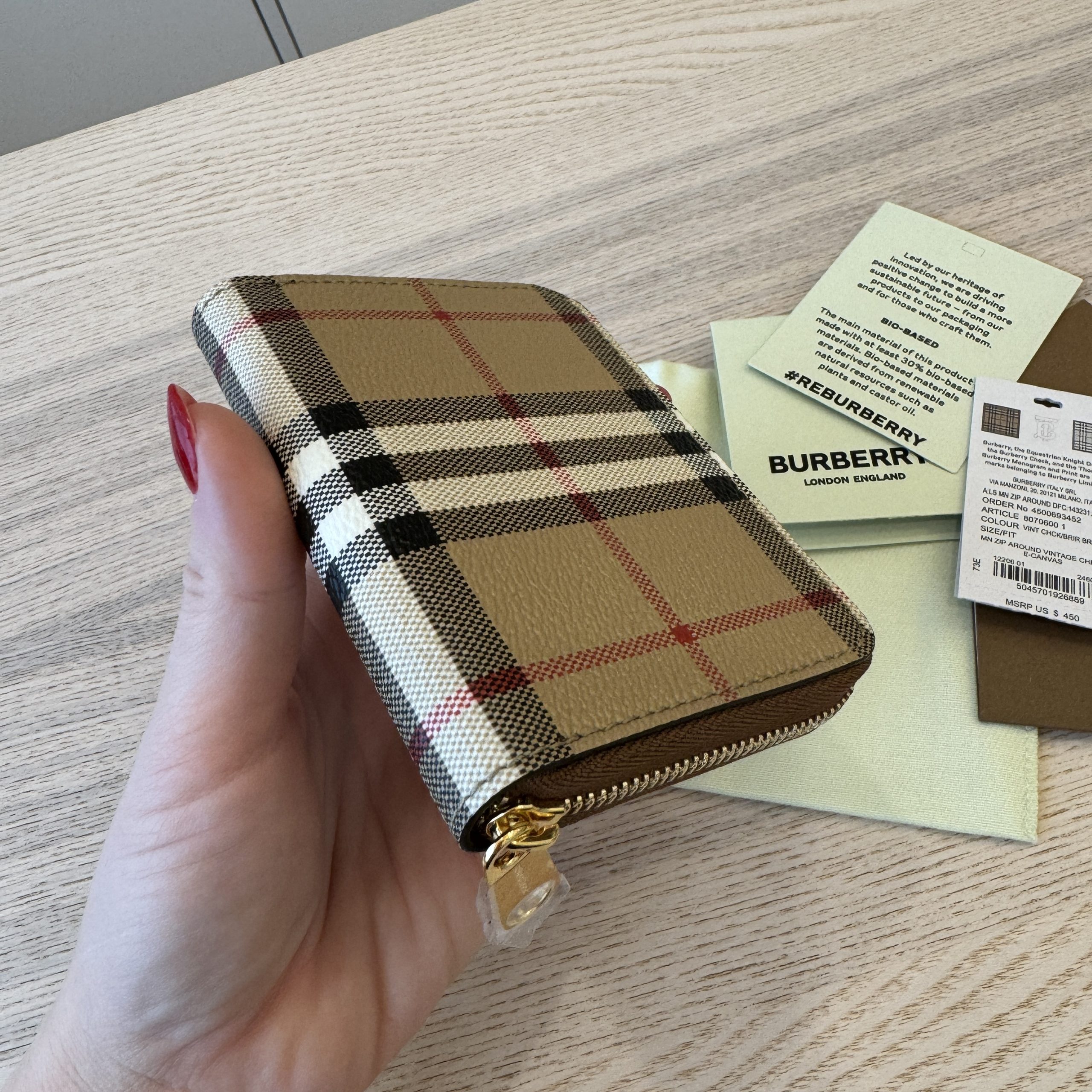 Burberry cheap 10k zip