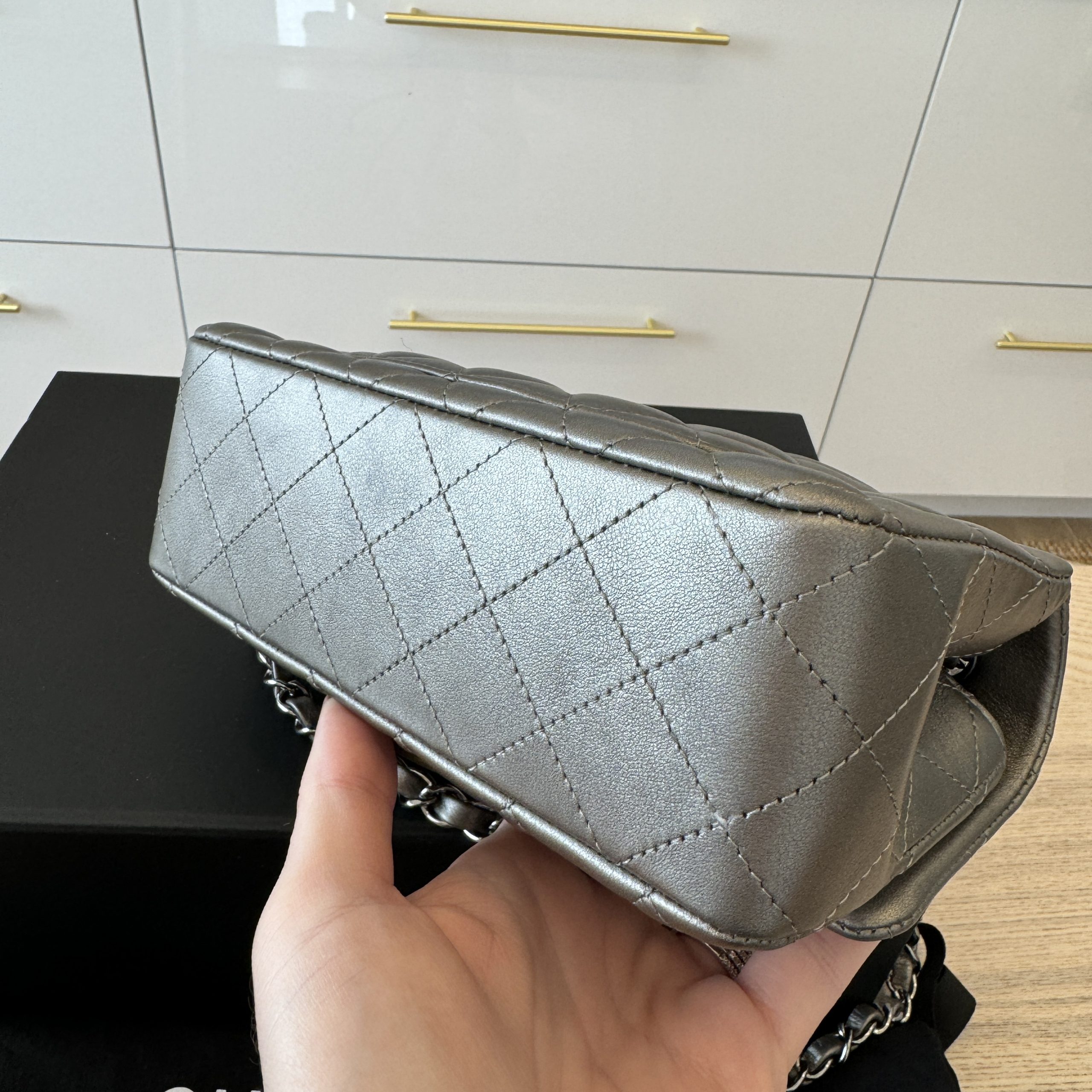 Chanel reissue silver deals