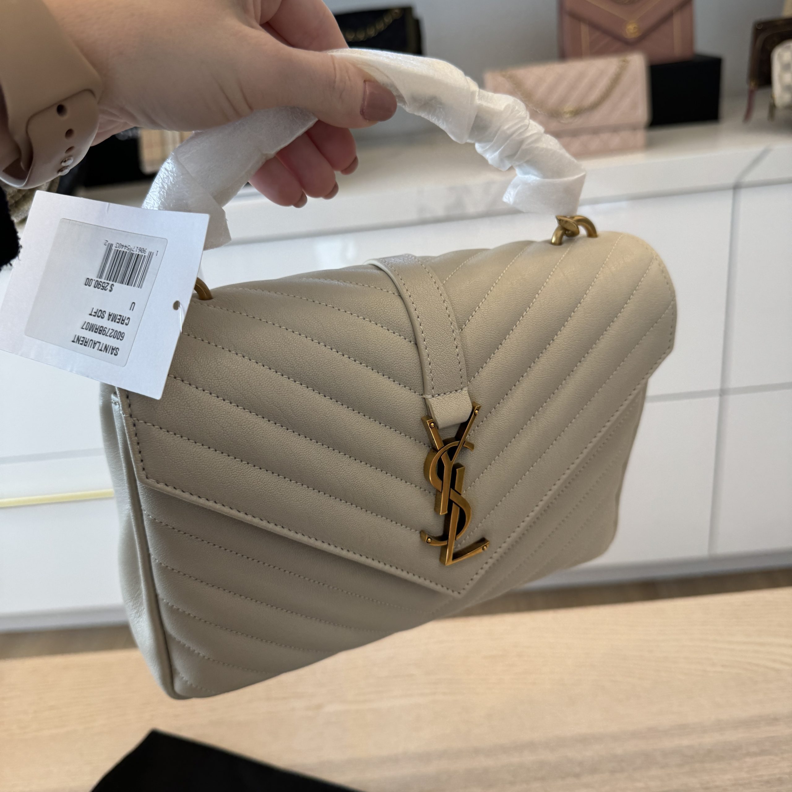 Ysl college medium matelasse outlet