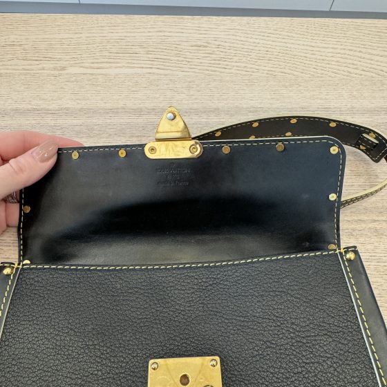 Louis Vuitton Suhali L'Aimable Small Shoulder Bag Black