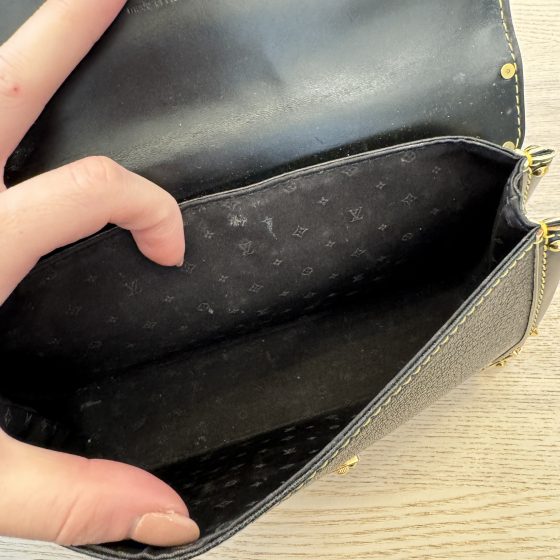 Louis Vuitton Suhali L'Aimable Small Shoulder Bag Black