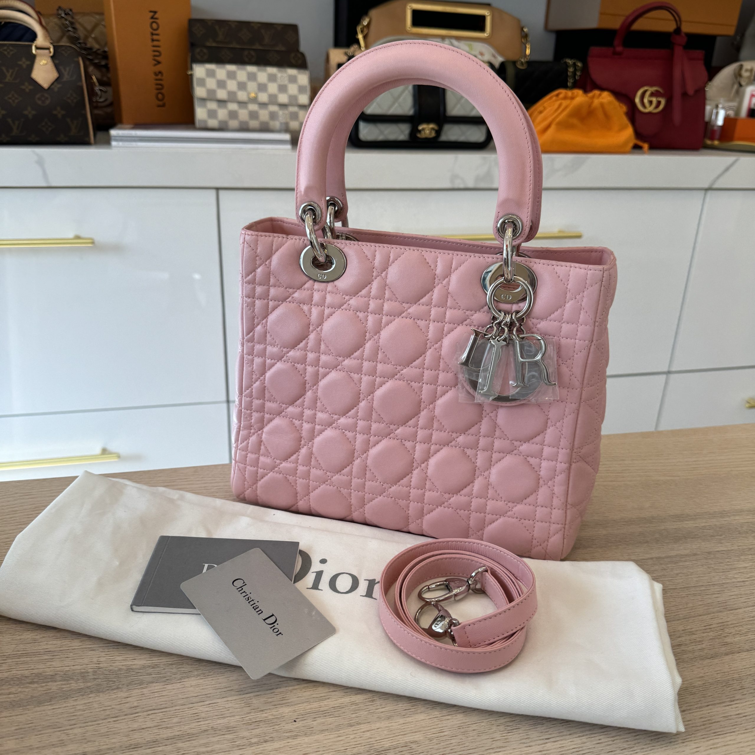 Lady dior light pink outlet