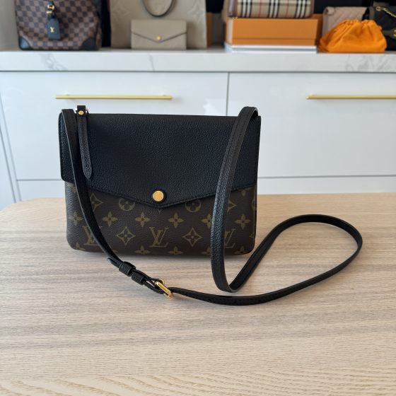 Louis Vuitton Monogram Twice Pochette Noir