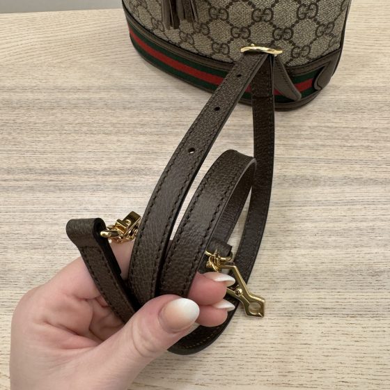 Gucci Ophidia Bucket Bag GG Coated Canvas Small