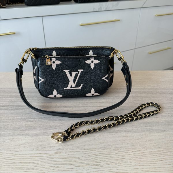 Louis Vuitton Multi Pochette Accessories Empreinte Noir