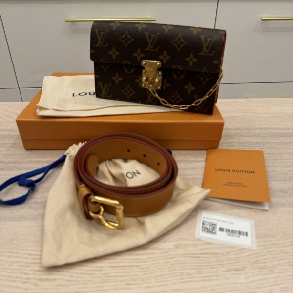 Louis Vuitton Monogram S Lock Belt Pouch MM