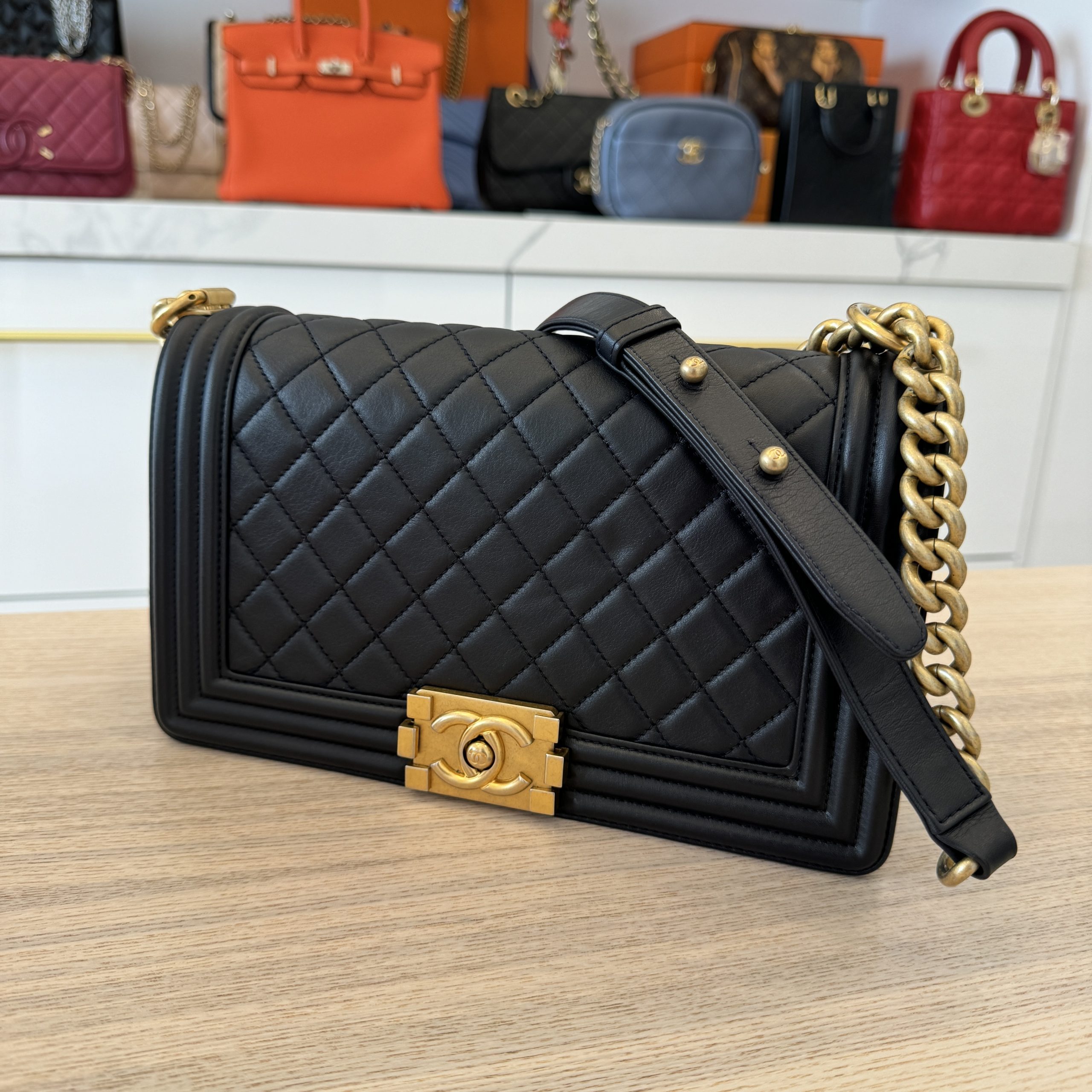 Chanel boy 6 hotsell