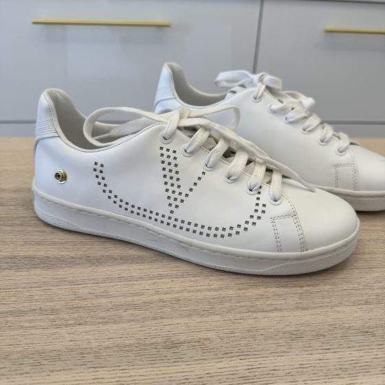 Valentino Backnet Sneakers Size 36.5 White