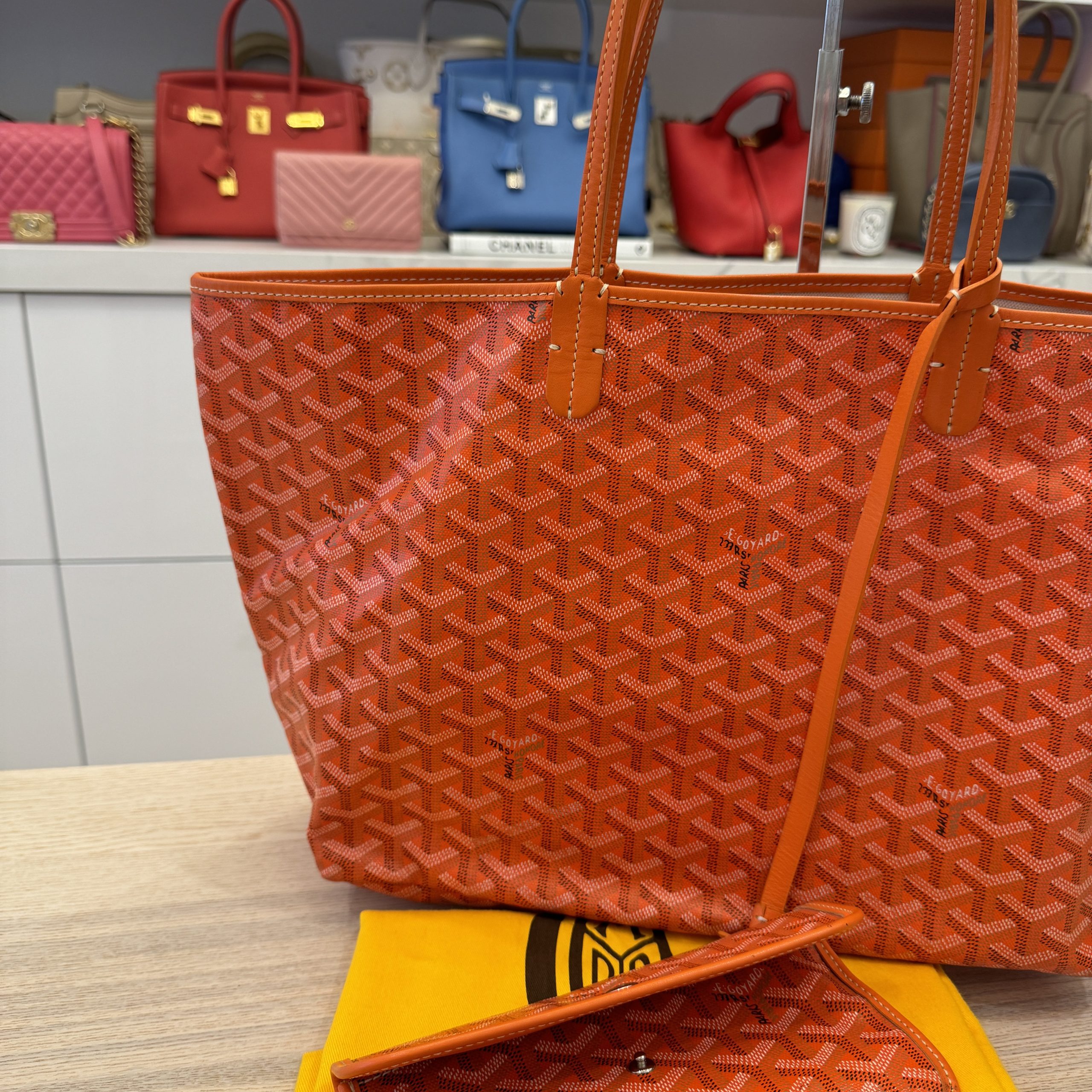 Goyard Goyardine Saint Louis PM Orange
