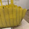 Rabanne Chain-Link Leather Tote Bag Yellow
