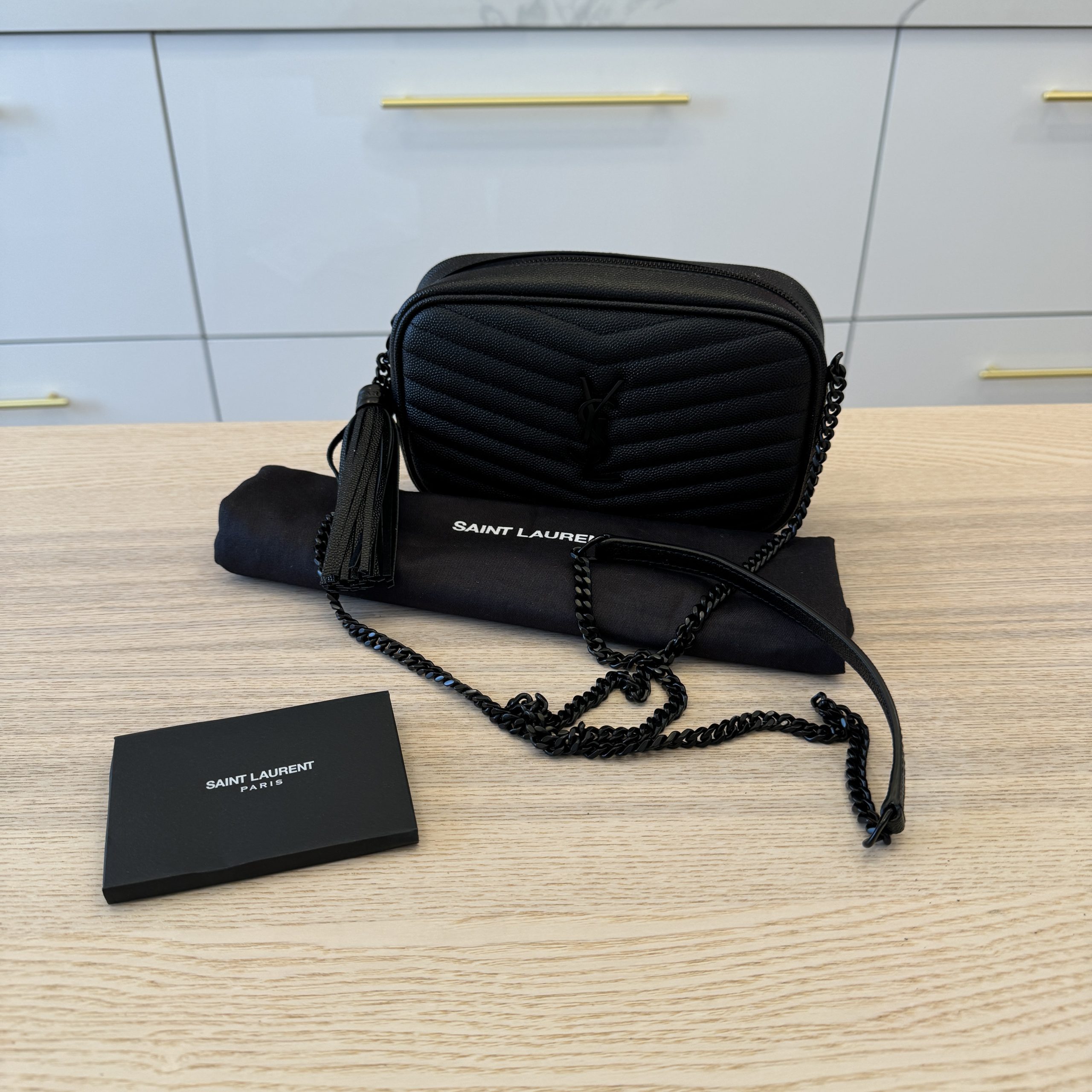 Saint laurent lou mini camera bag best sale
