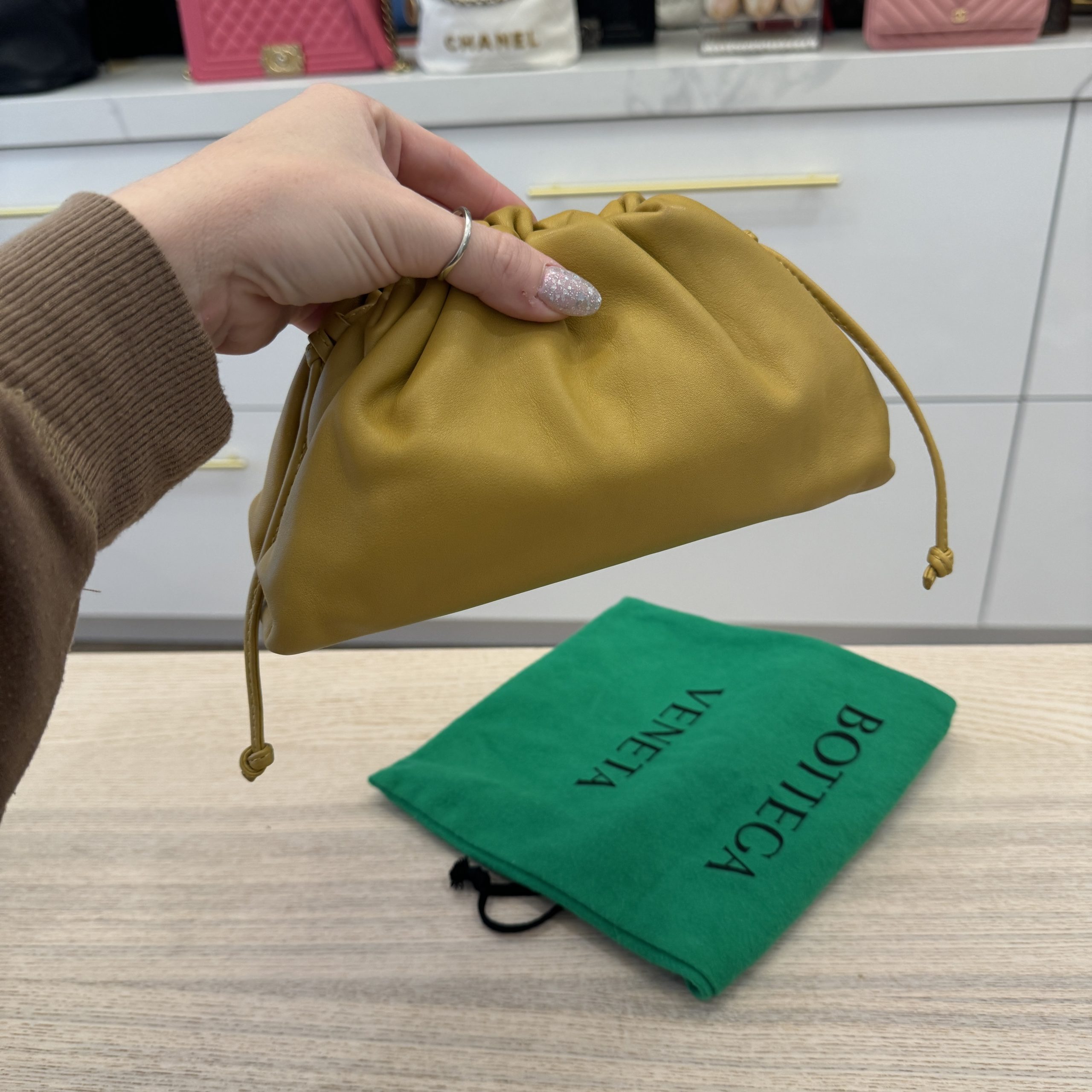 Bottega Veneta Butter Calfskin The Mini Pouch