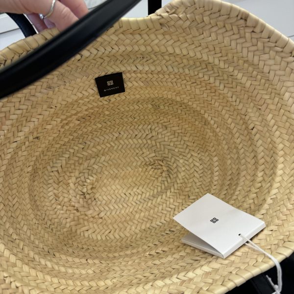 Givenchy Small Voyou Basket Bag in Raffia - Image 6