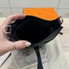 Hermes Taurillion Clemence Evelyne TPM Bleu Nuit and Bleu Indigo SHW