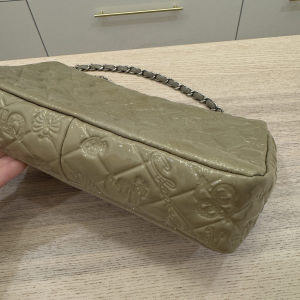 Chanel Lucky Symbols Flap Bag Embossed Patent Medium