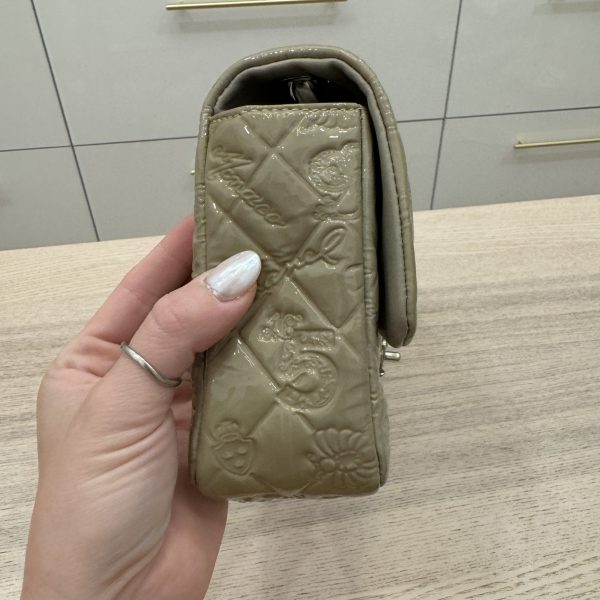 Chanel Lucky Symbols Flap Bag Embossed Patent Medium