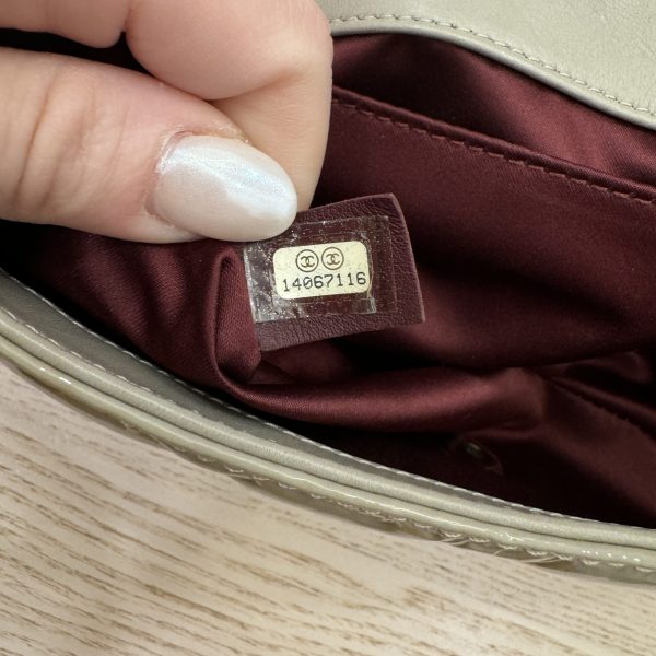 Chanel Lucky Symbols Flap Bag Embossed Patent Medium