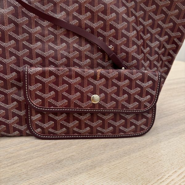 Goyard Goyardine Saint Louis PM Burgundy
