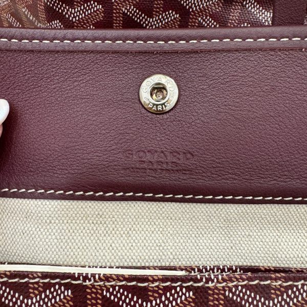 Goyard Goyardine Saint Louis PM Burgundy