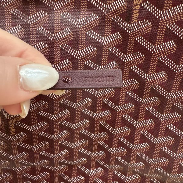 Goyard Goyardine Saint Louis PM Burgundy