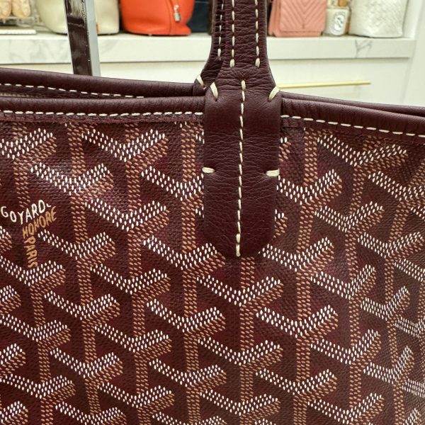 Goyard Goyardine Saint Louis PM Burgundy