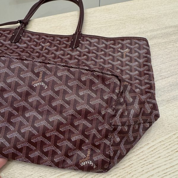 Goyard Goyardine Saint Louis PM Burgundy