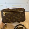 Louis Vuitton Monogram Pochette Métis East West