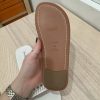 Alaia Perforated Flat Sandal Blanc Casse